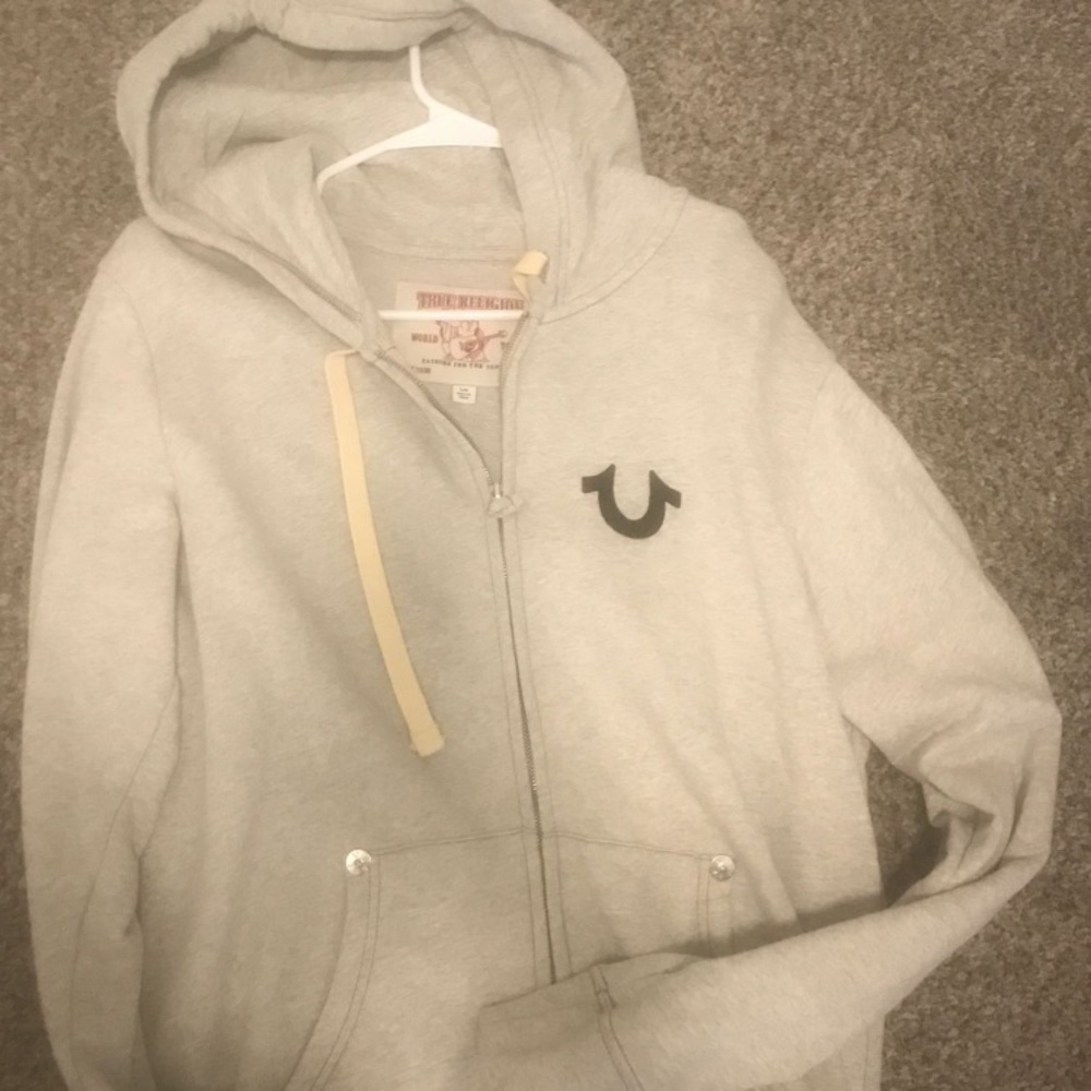 Mens True Religion zip up